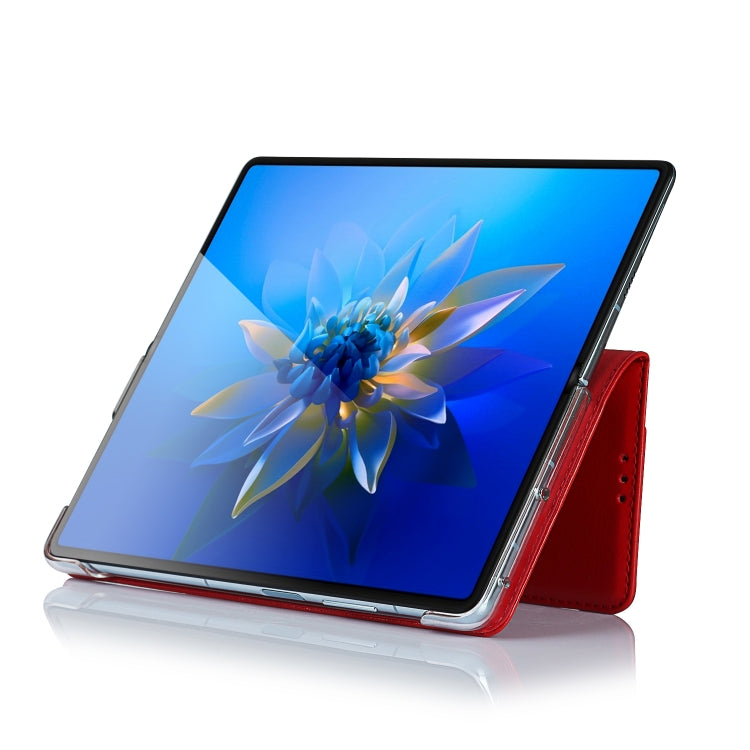 For Huawei Mate X2 Crazy Horse Texture Horizontal Flip Leather Case with Holder & Card Slot