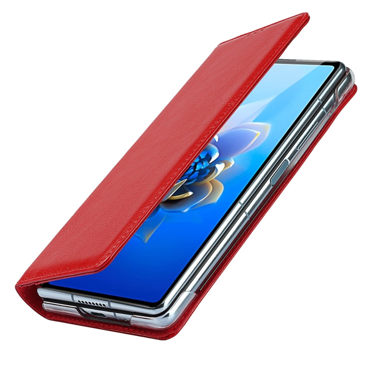 For Huawei Mate X2 Crazy Horse Texture Horizontal Flip Leather Case with Holder & Card Slot