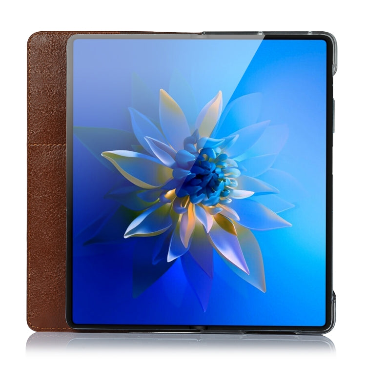 For Huawei Mate X2 Crazy Horse Texture Horizontal Flip Leather Case with Holder & Card Slot