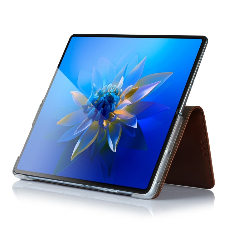 For Huawei Mate X2 Crazy Horse Texture Horizontal Flip Leather Case with Holder & Card Slot