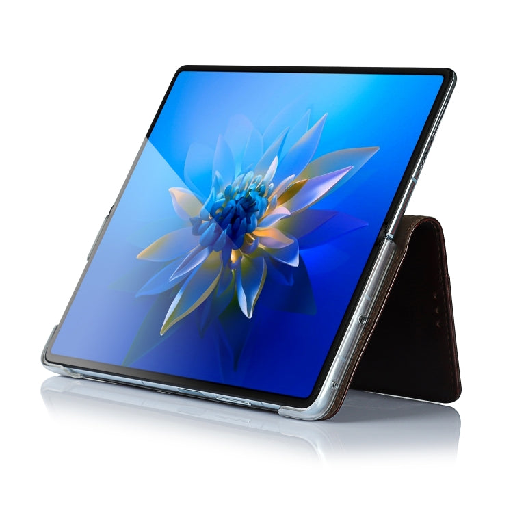 For Huawei Mate X2 Crazy Horse Texture Horizontal Flip Leather Case with Holder & Card Slot