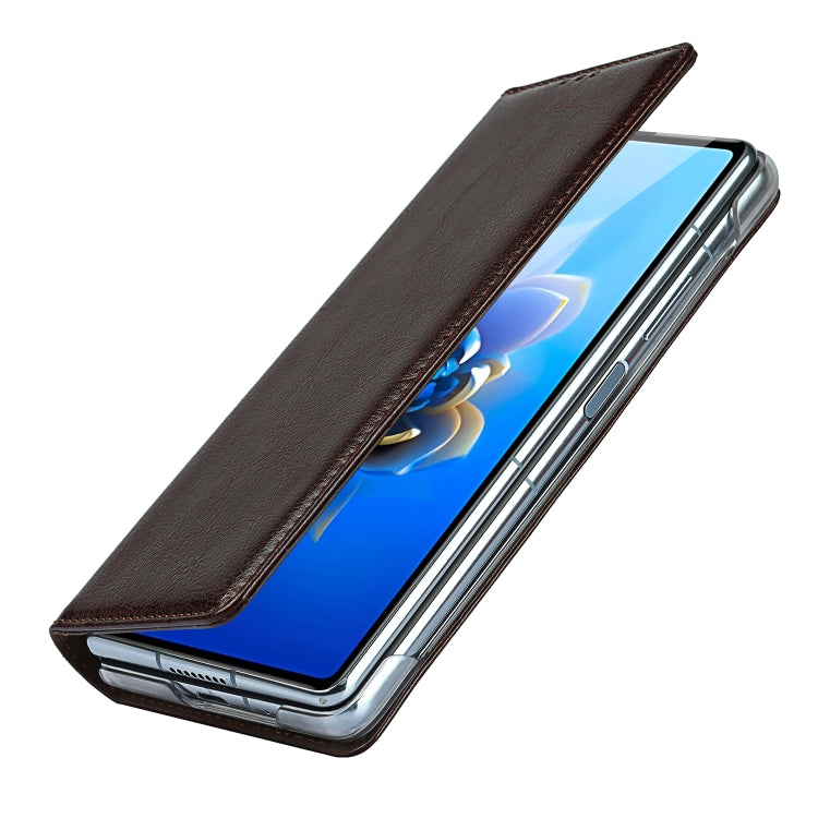 For Huawei Mate X2 Crazy Horse Texture Horizontal Flip Leather Case with Holder & Card Slot