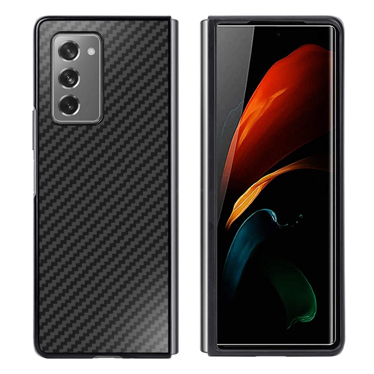 For Samsung Galaxy Z Fold2 5G Shockproof Carbon Fiber Texture Protective Case