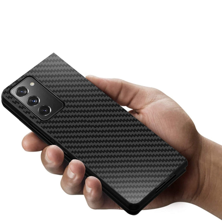 For Samsung Galaxy Z Fold2 5G Shockproof Carbon Fiber Texture Protective Case
