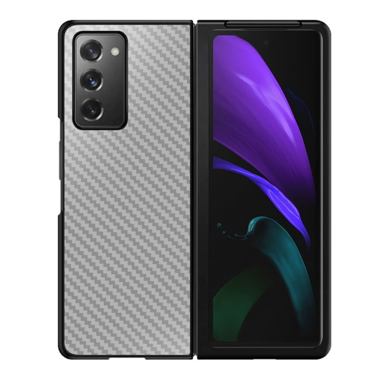 For Samsung Galaxy Z Fold2 5G Shockproof Carbon Fiber Texture Protective Case