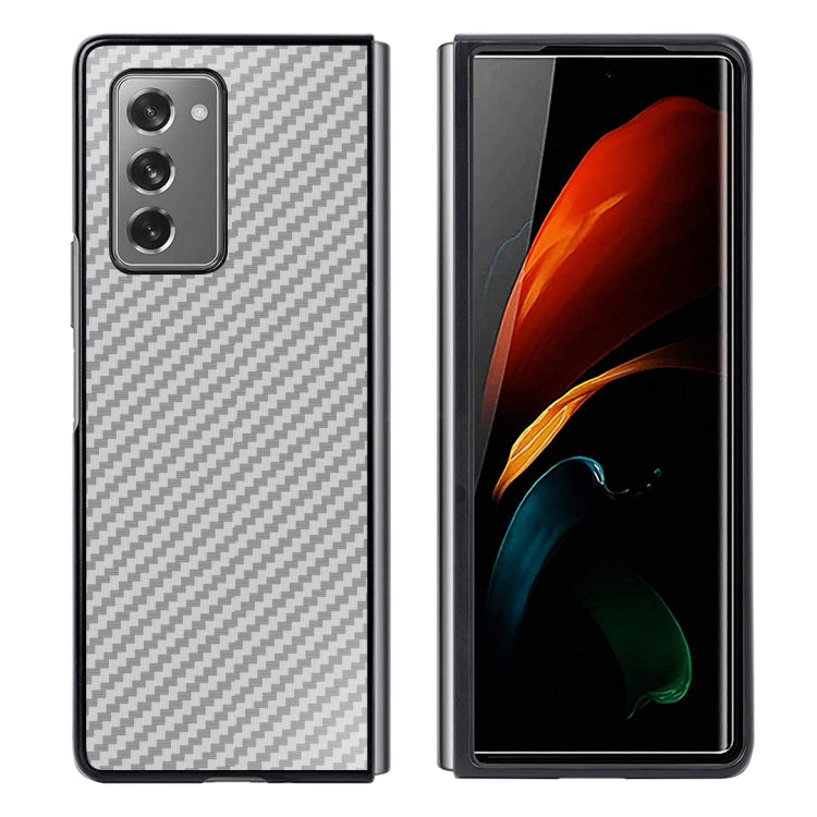 For Samsung Galaxy Z Fold2 5G Shockproof Carbon Fiber Texture Protective Case