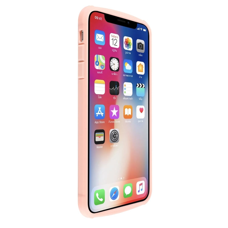 For iPhone XR Candy-Colored TPU Transparent Shockproof Case