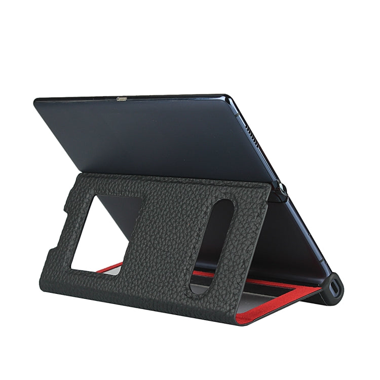 For Huawei Mate Xs Lychee Texture Smart View Window Horizontal Flip Leather Case with Holder & Sleep / Wake-up Function