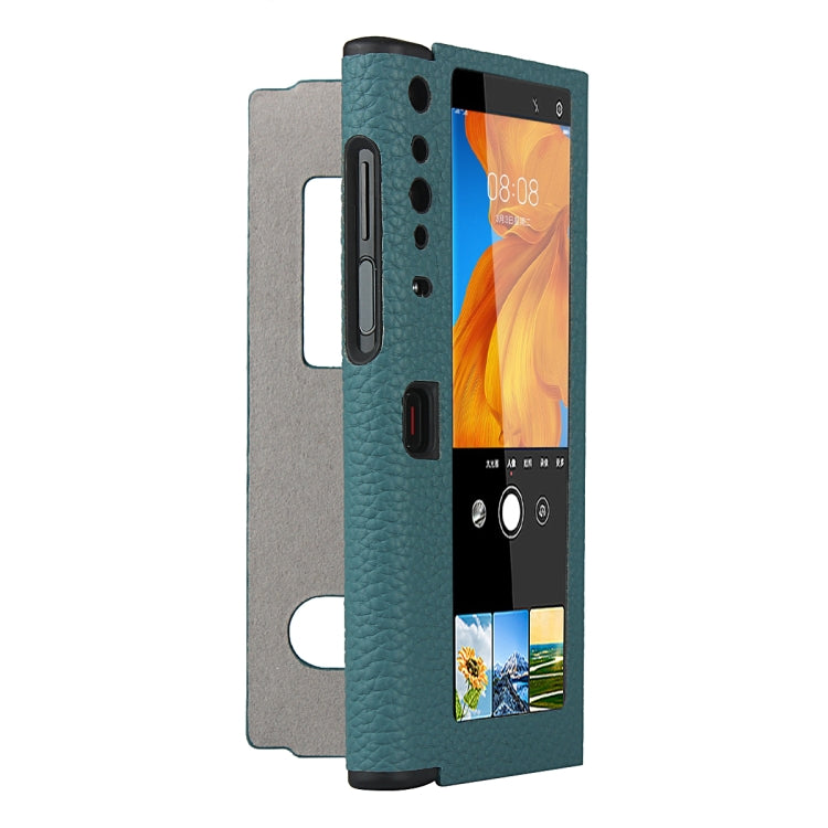 For Huawei Mate Xs Lychee Texture Smart View Window Horizontal Flip Leather Case with Holder & Sleep / Wake-up Function
