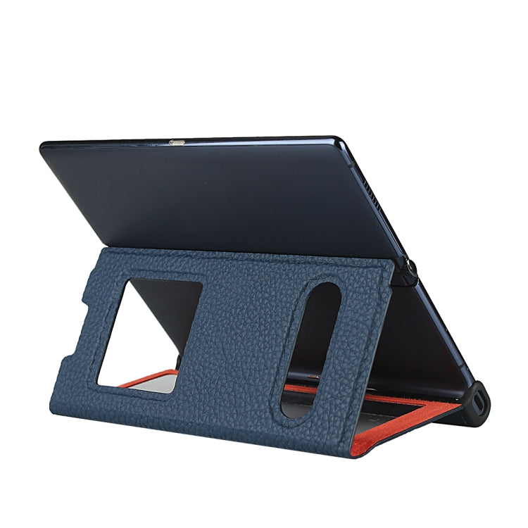 For Huawei Mate Xs Lychee Texture Smart View Window Horizontal Flip Leather Case with Holder & Sleep / Wake-up Function