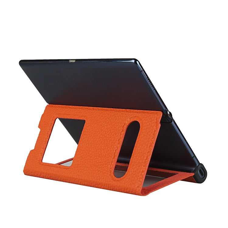 For Huawei Mate Xs Lychee Texture Smart View Window Horizontal Flip Leather Case with Holder & Sleep / Wake-up Function