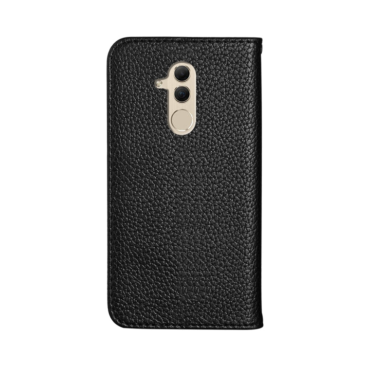 For Huawei Mate 20 Lite Litchi Texture Horizontal Flip Leather Case with Holder & Card Slots
