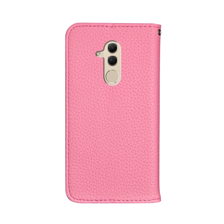 For Huawei Mate 20 Lite Litchi Texture Horizontal Flip Leather Case with Holder & Card Slots