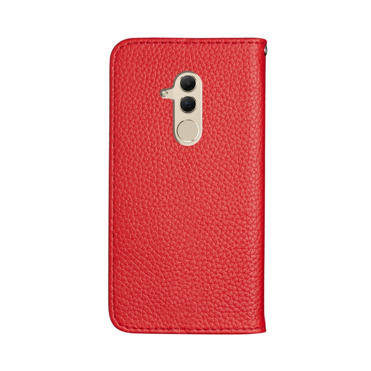 For Huawei Mate 20 Lite Litchi Texture Horizontal Flip Leather Case with Holder & Card Slots