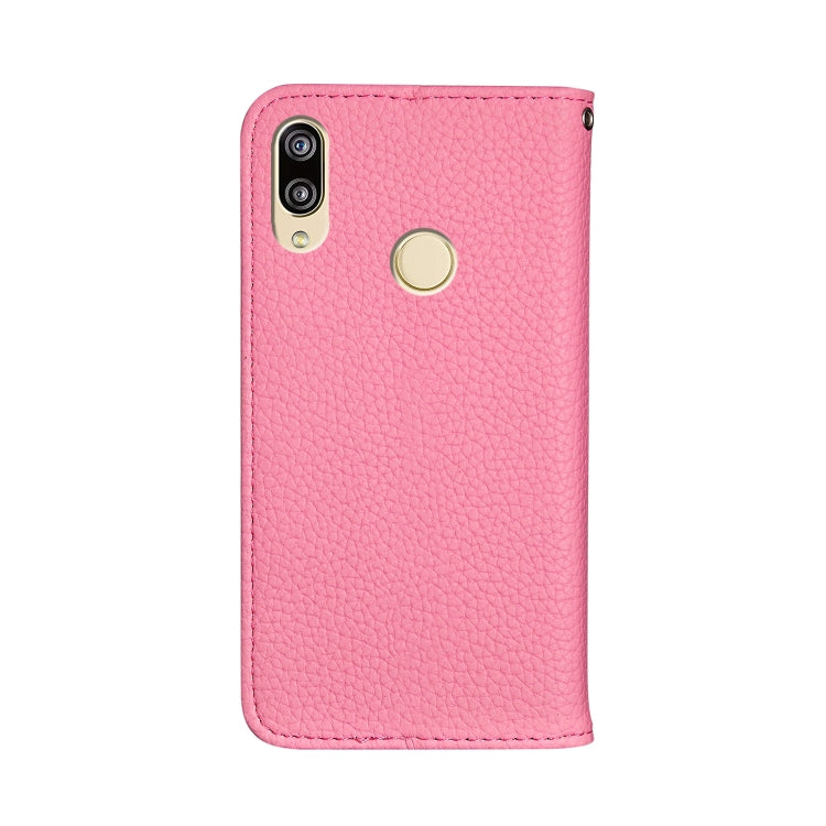 For Huawei P20 Lite Litchi Texture Horizontal Flip Leather Case with Holder & Card Slots