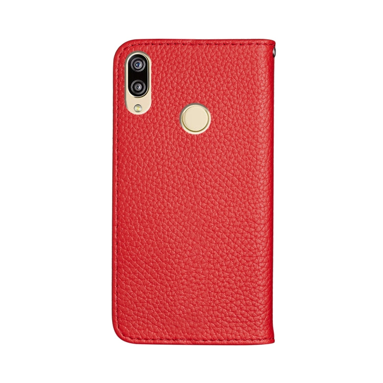 For Huawei P20 Lite Litchi Texture Horizontal Flip Leather Case with Holder & Card Slots