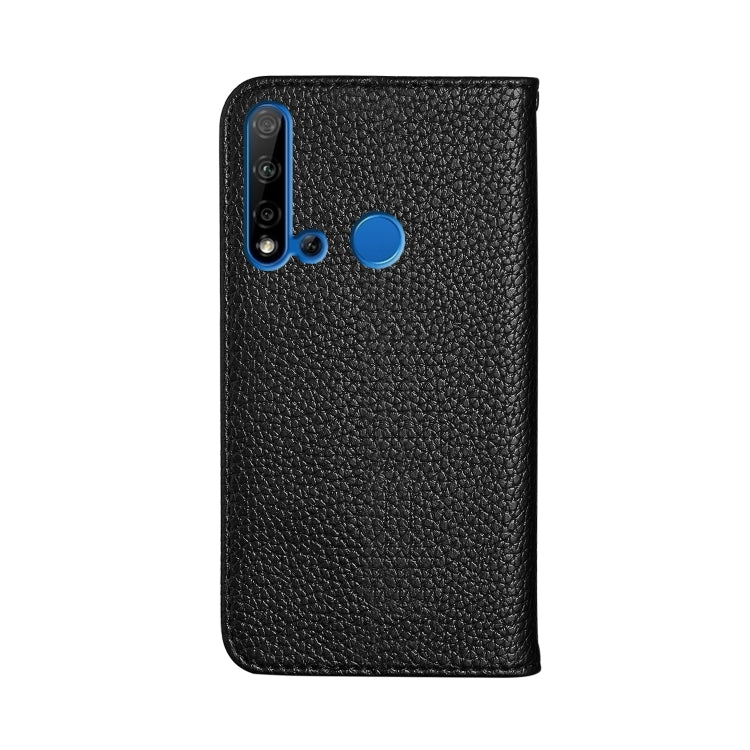 For Huawei P20 Lite (2019) Litchi Texture Horizontal Flip Leather Case with Holder & Card Slots