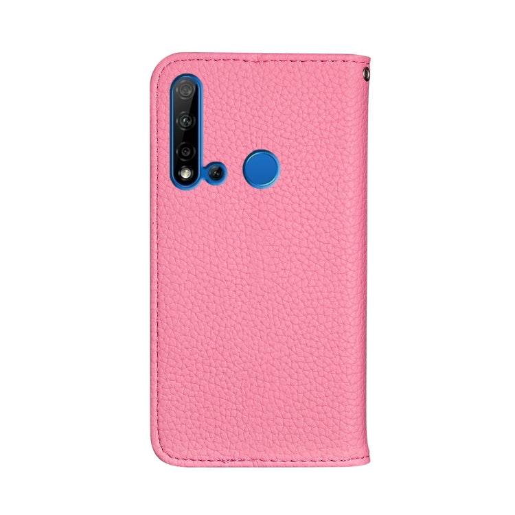 For Huawei P20 Lite (2019) Litchi Texture Horizontal Flip Leather Case with Holder & Card Slots