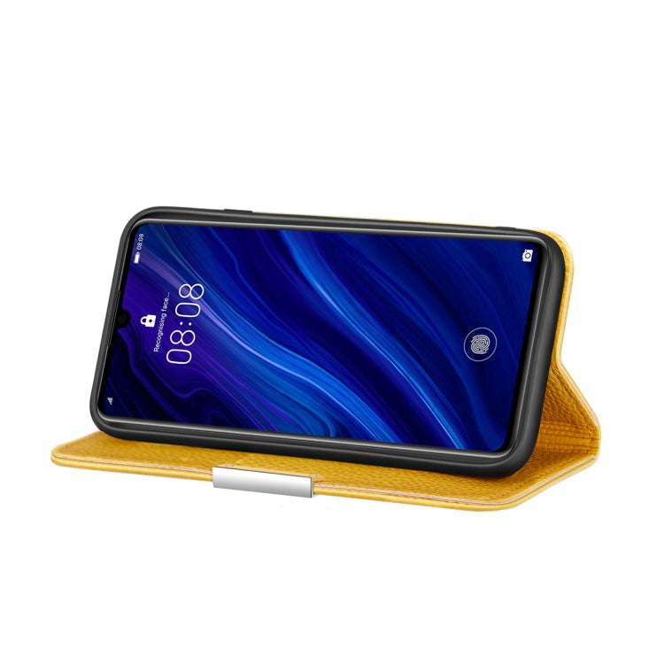 For Huawei P30 Litchi Texture Horizontal Flip Leather Case with Holder & Card Slots
