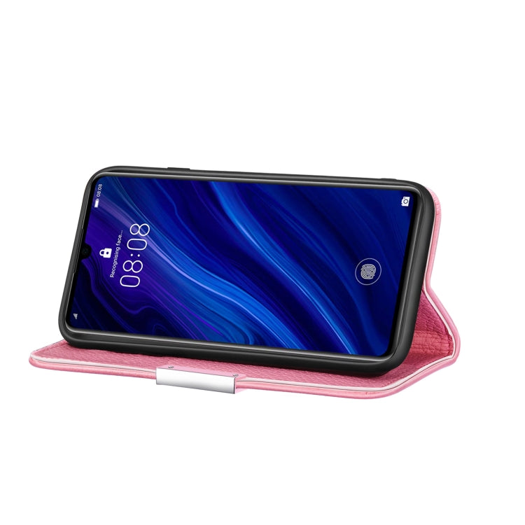 For Huawei P30 Lite Litchi Texture Horizontal Flip Leather Case with Holder & Card Slots