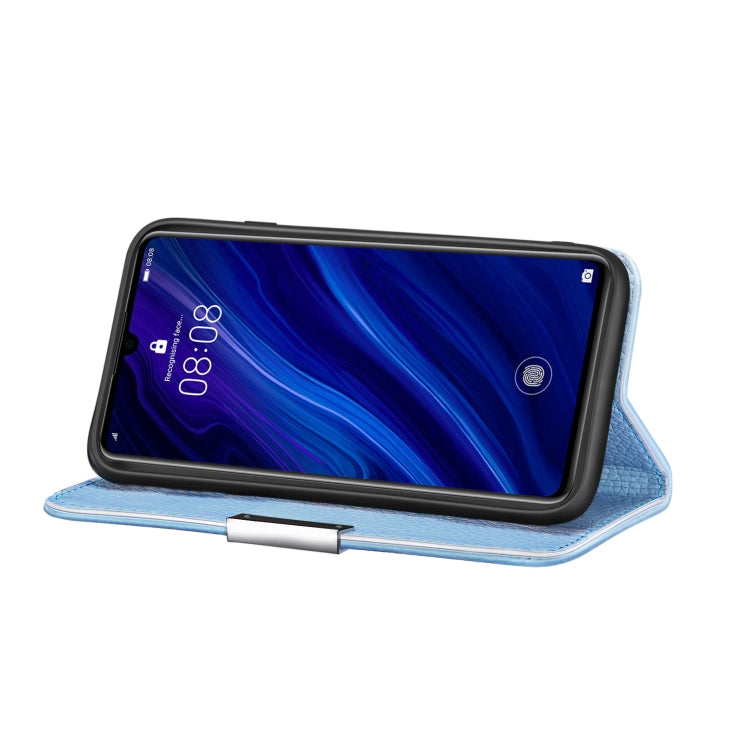 For Huawei P30 Lite Litchi Texture Horizontal Flip Leather Case with Holder & Card Slots