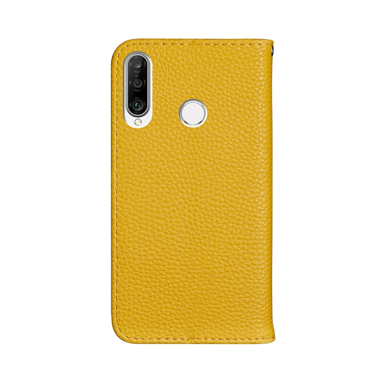 For Huawei P30 Lite Litchi Texture Horizontal Flip Leather Case with Holder & Card Slots