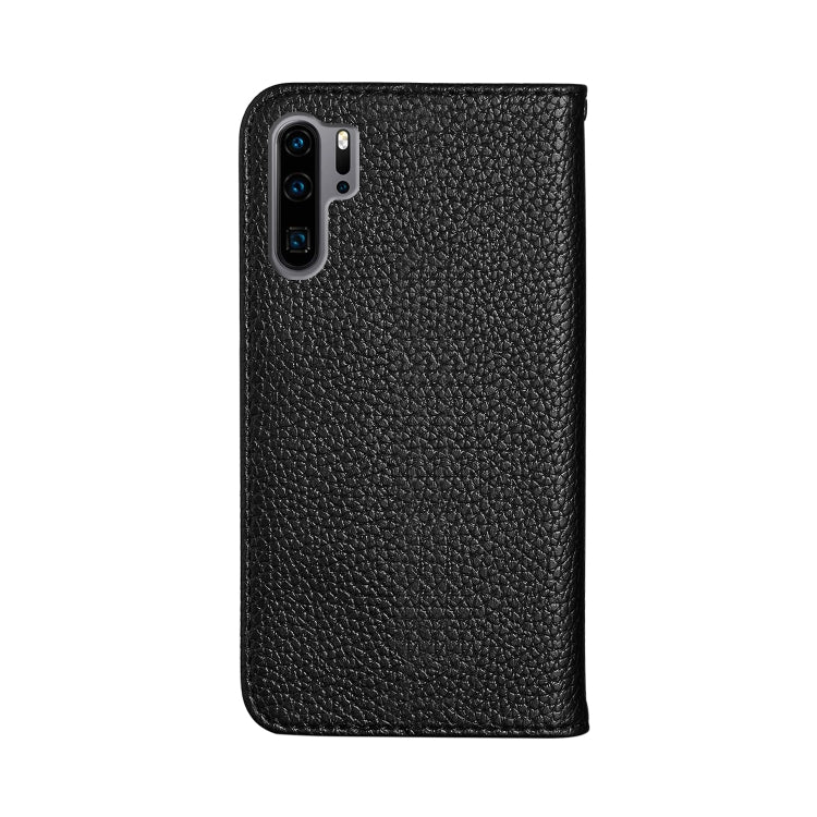 For Huawei P30 Pro Litchi Texture Horizontal Flip Leather Case with Holder & Card Slots