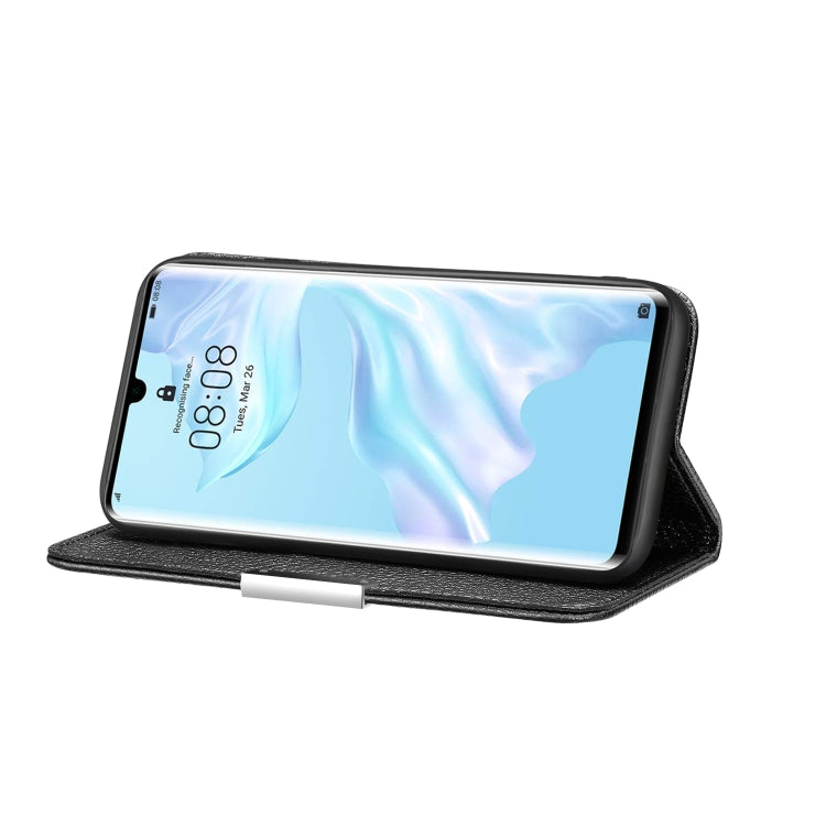 For Huawei P30 Pro Litchi Texture Horizontal Flip Leather Case with Holder & Card Slots