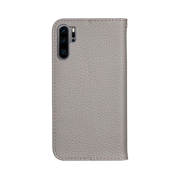 For Huawei P30 Pro Litchi Texture Horizontal Flip Leather Case with Holder & Card Slots