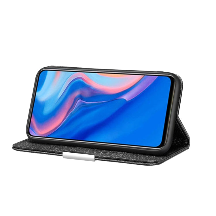 For Huawei P Smart Z Litchi Texture Horizontal Flip Leather Case with Holder & Card Slots