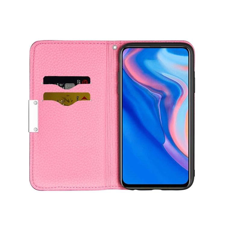 For Huawei P Smart Z Litchi Texture Horizontal Flip Leather Case with Holder & Card Slots