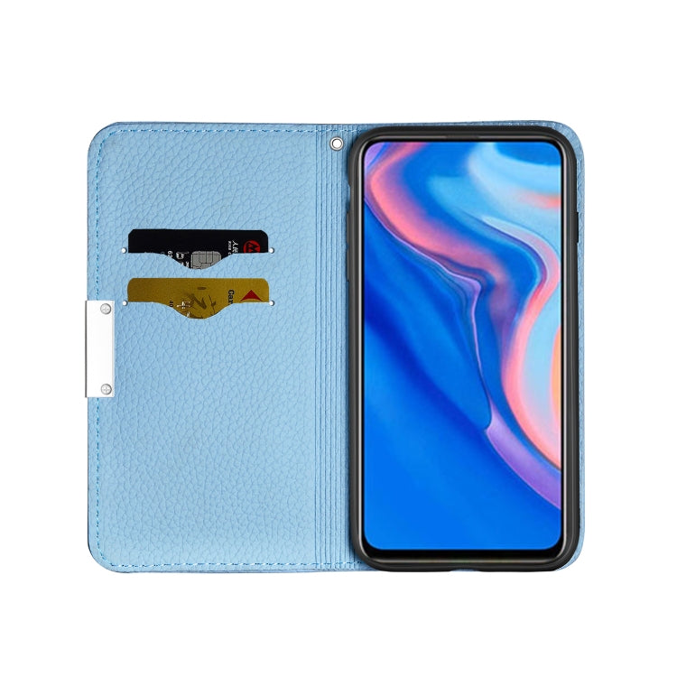 For Huawei P Smart Z Litchi Texture Horizontal Flip Leather Case with Holder & Card Slots