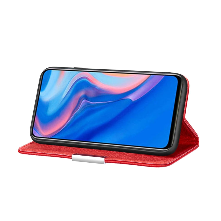 For Huawei P Smart Z Litchi Texture Horizontal Flip Leather Case with Holder & Card Slots