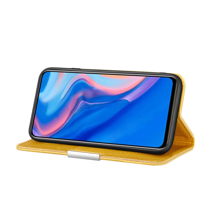 For Huawei P Smart Z Litchi Texture Horizontal Flip Leather Case with Holder & Card Slots