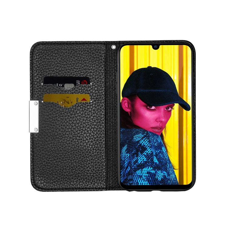 For Huawei P Smart (2019) Litchi Texture Horizontal Flip Leather Case with Holder & Card Slots