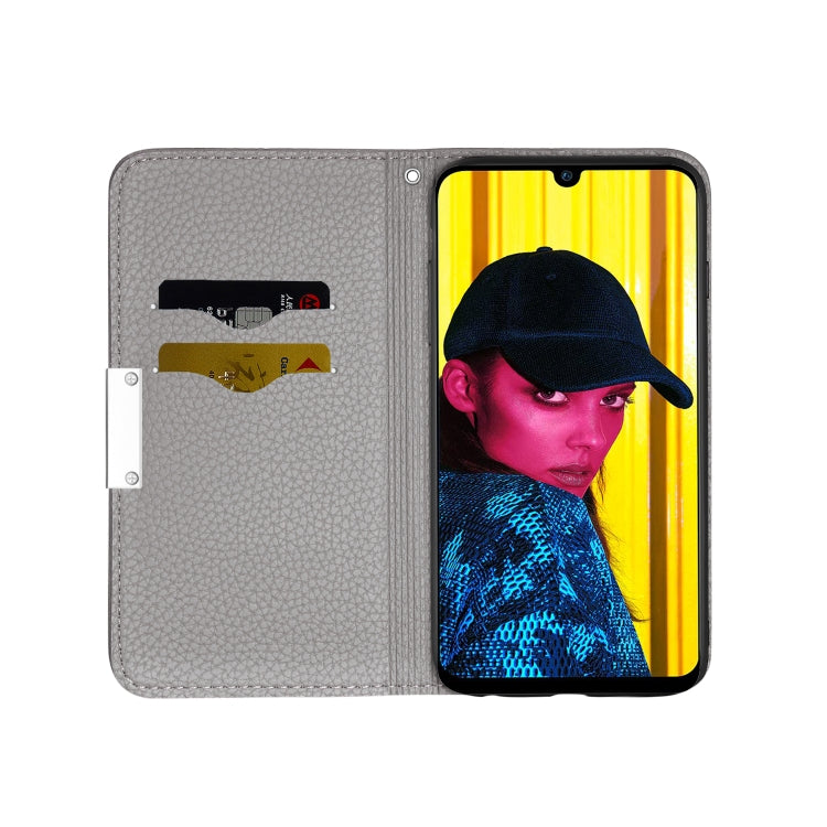 For Huawei P Smart (2019) Litchi Texture Horizontal Flip Leather Case with Holder & Card Slots