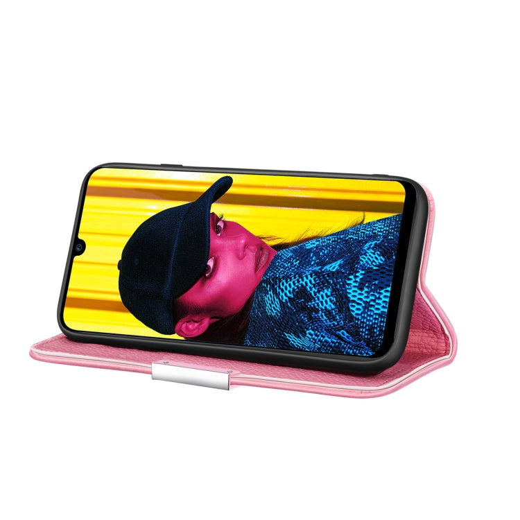 For Huawei P Smart (2019) Litchi Texture Horizontal Flip Leather Case with Holder & Card Slots