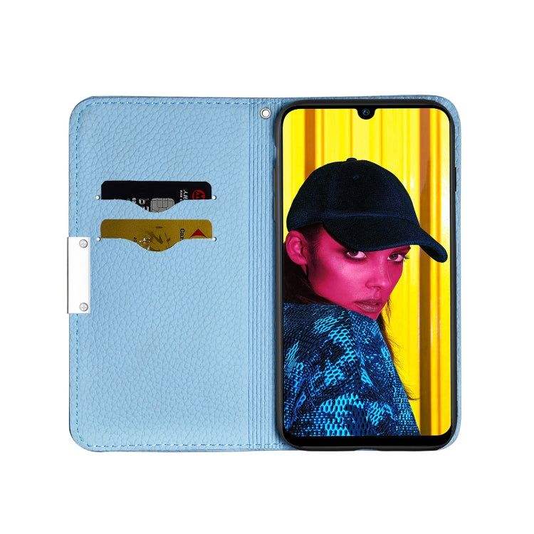 For Huawei P Smart (2019) Litchi Texture Horizontal Flip Leather Case with Holder & Card Slots