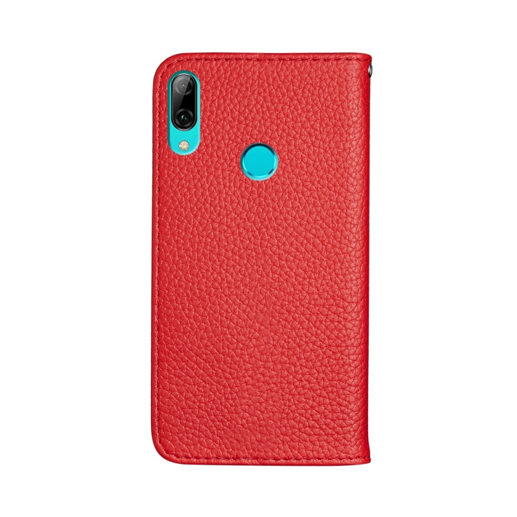 For Huawei P Smart (2019) Litchi Texture Horizontal Flip Leather Case with Holder & Card Slots