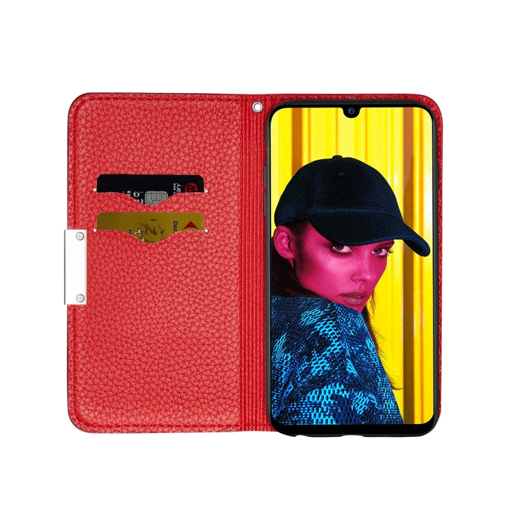 For Huawei P Smart (2019) Litchi Texture Horizontal Flip Leather Case with Holder & Card Slots