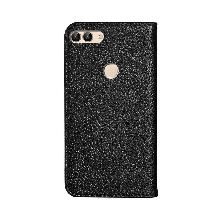 For Huawei Enjoy 7S Litchi Texture Horizontal Flip Leather Case with Holder & Card Slots