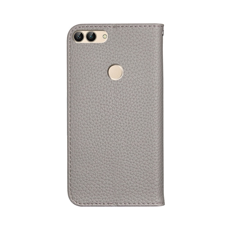 For Huawei Enjoy 7S Litchi Texture Horizontal Flip Leather Case with Holder & Card Slots