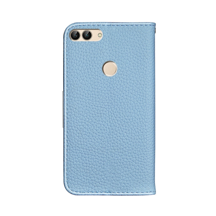 For Huawei Enjoy 7S Litchi Texture Horizontal Flip Leather Case with Holder & Card Slots