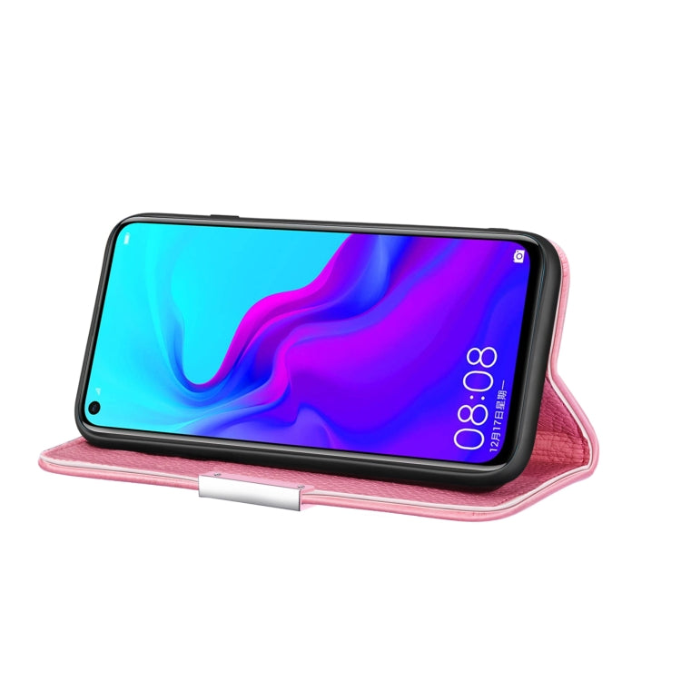 For Huawei Honor 20 Litchi Texture Horizontal Flip Leather Case with Holder & Card Slots