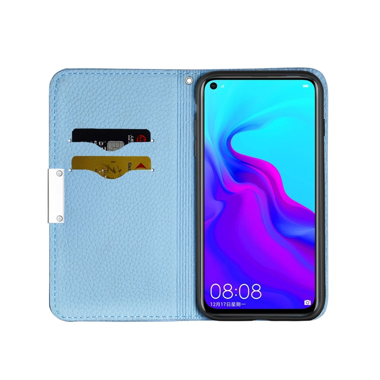 For Huawei Honor 20 Litchi Texture Horizontal Flip Leather Case with Holder & Card Slots