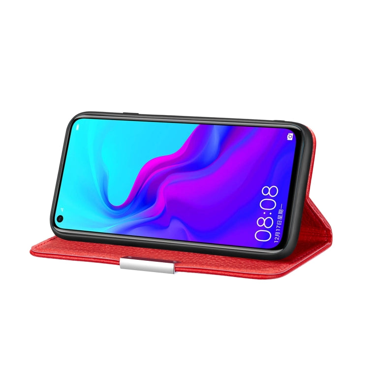 For Huawei Honor 20 Litchi Texture Horizontal Flip Leather Case with Holder & Card Slots