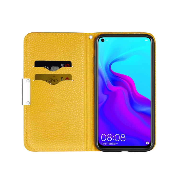 For Huawei Honor 20 Litchi Texture Horizontal Flip Leather Case with Holder & Card Slots