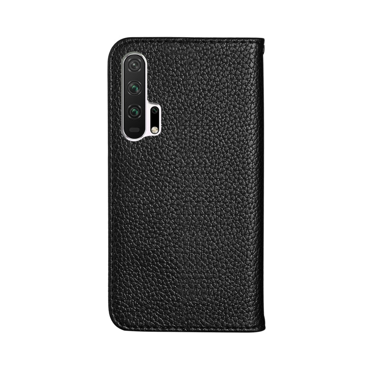 For Huawei Honor 20 Pro Litchi Texture Horizontal Flip Leather Case with Holder & Card Slots