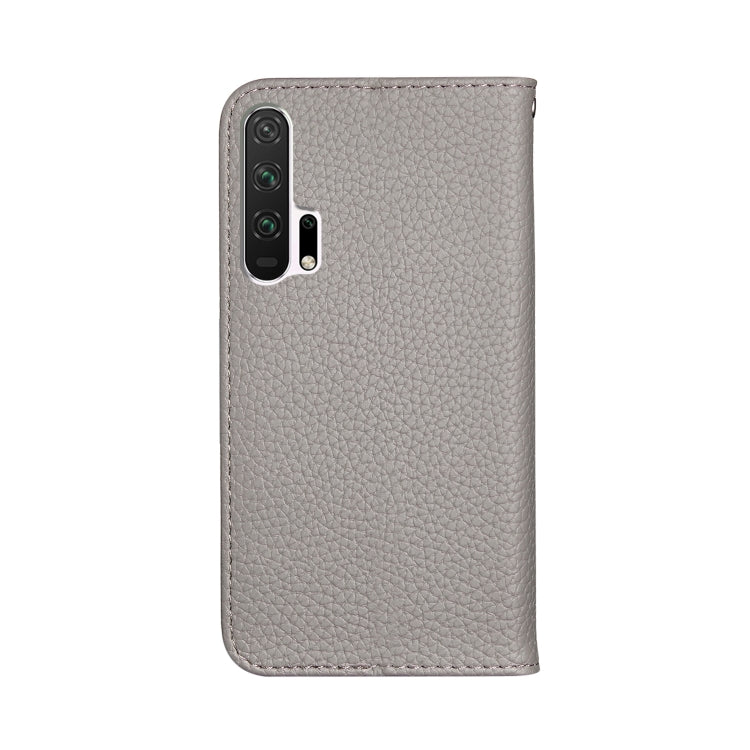 For Huawei Honor 20 Pro Litchi Texture Horizontal Flip Leather Case with Holder & Card Slots