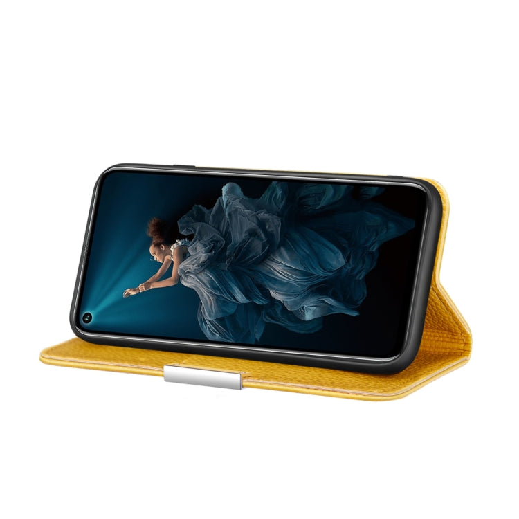 For Huawei Honor 20 Pro Litchi Texture Horizontal Flip Leather Case with Holder & Card Slots